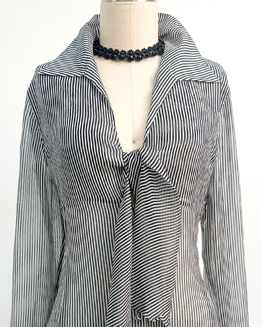 2000s 'The Midnight Sonata' Blouse / Medium –– Large