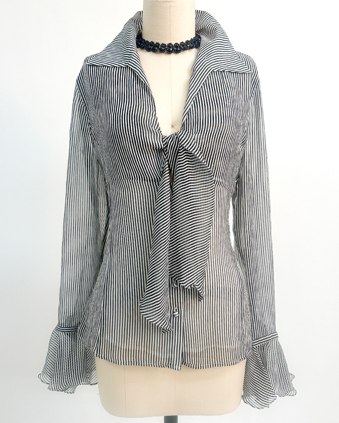 2000s 'The Midnight Sonata' Blouse / Medium –– Large