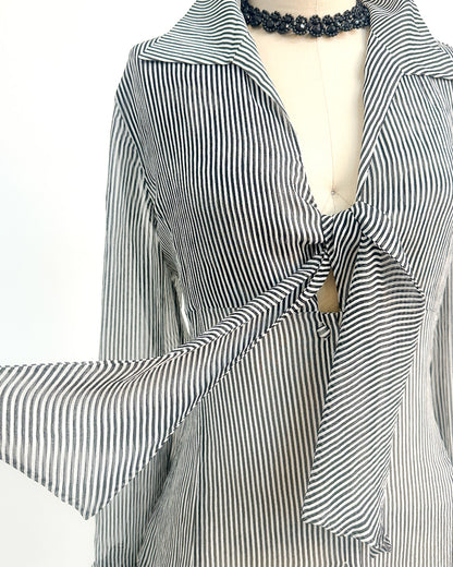 2000s 'The Midnight Sonata' Blouse / Medium –– Large