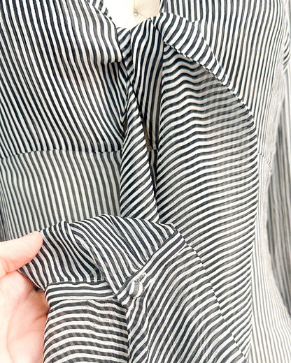 2000s 'The Midnight Sonata' Blouse / Medium –– Large