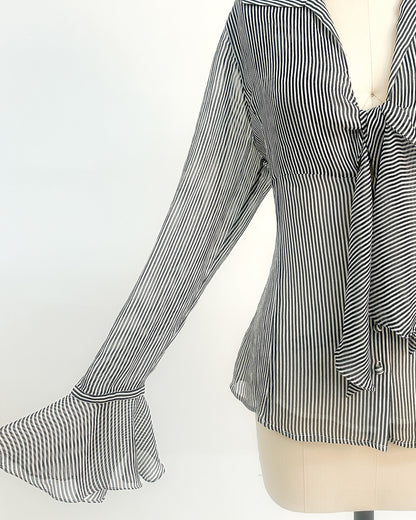 2000s 'The Midnight Sonata' Blouse / Medium –– Large