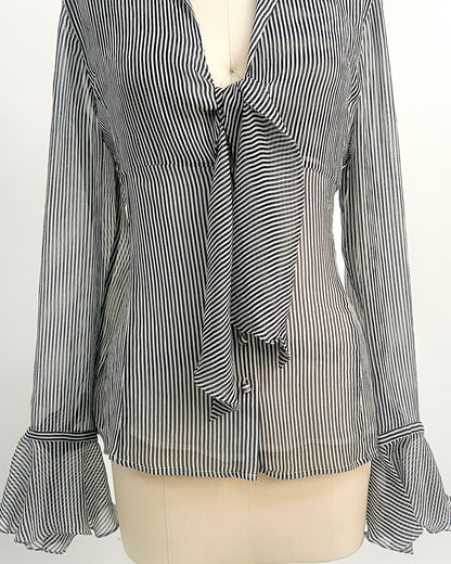 2000s 'The Midnight Sonata' Blouse / Medium –– Large