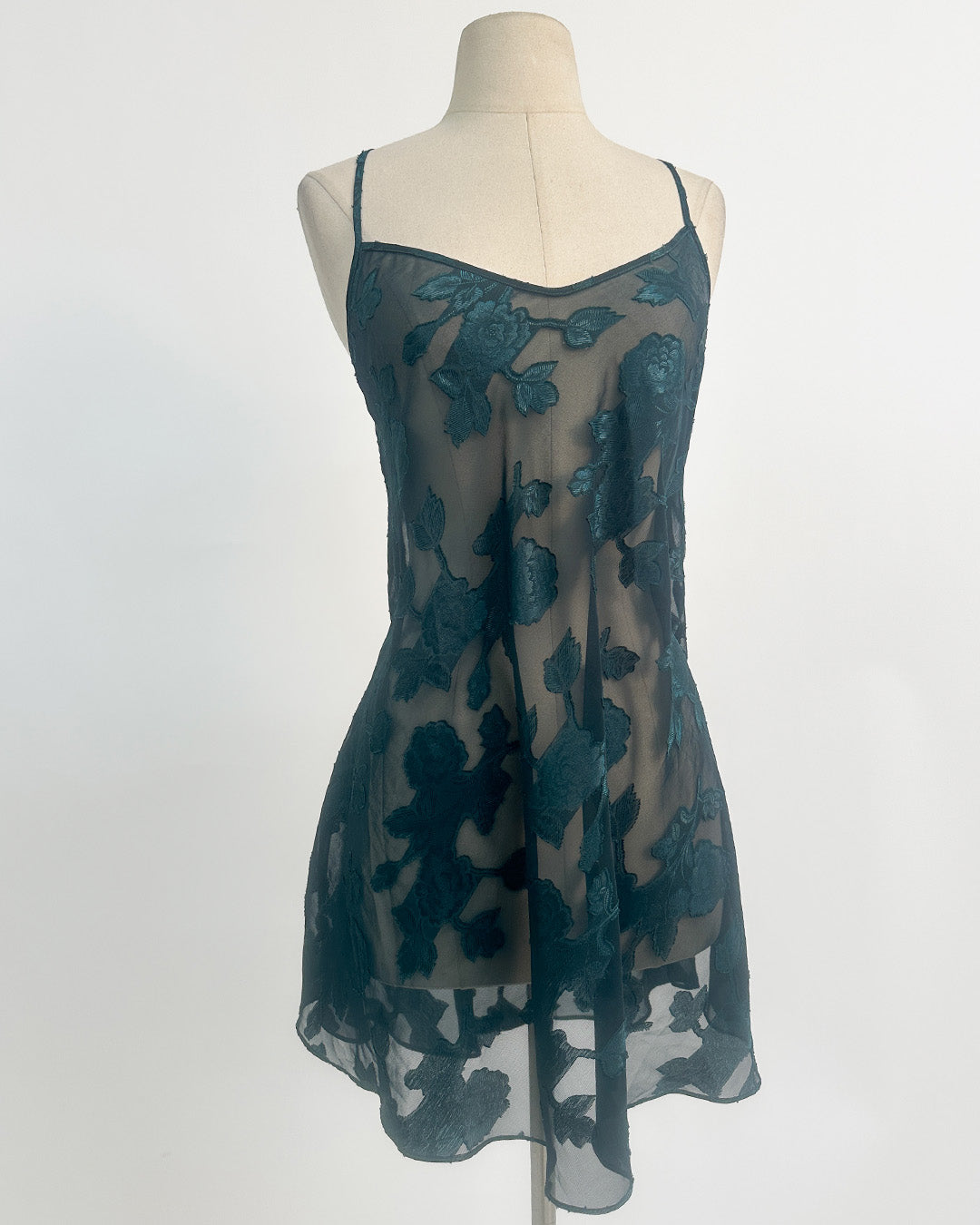 1980-90s 'The Midnight Grove' Lingerie Set / Medium - Large