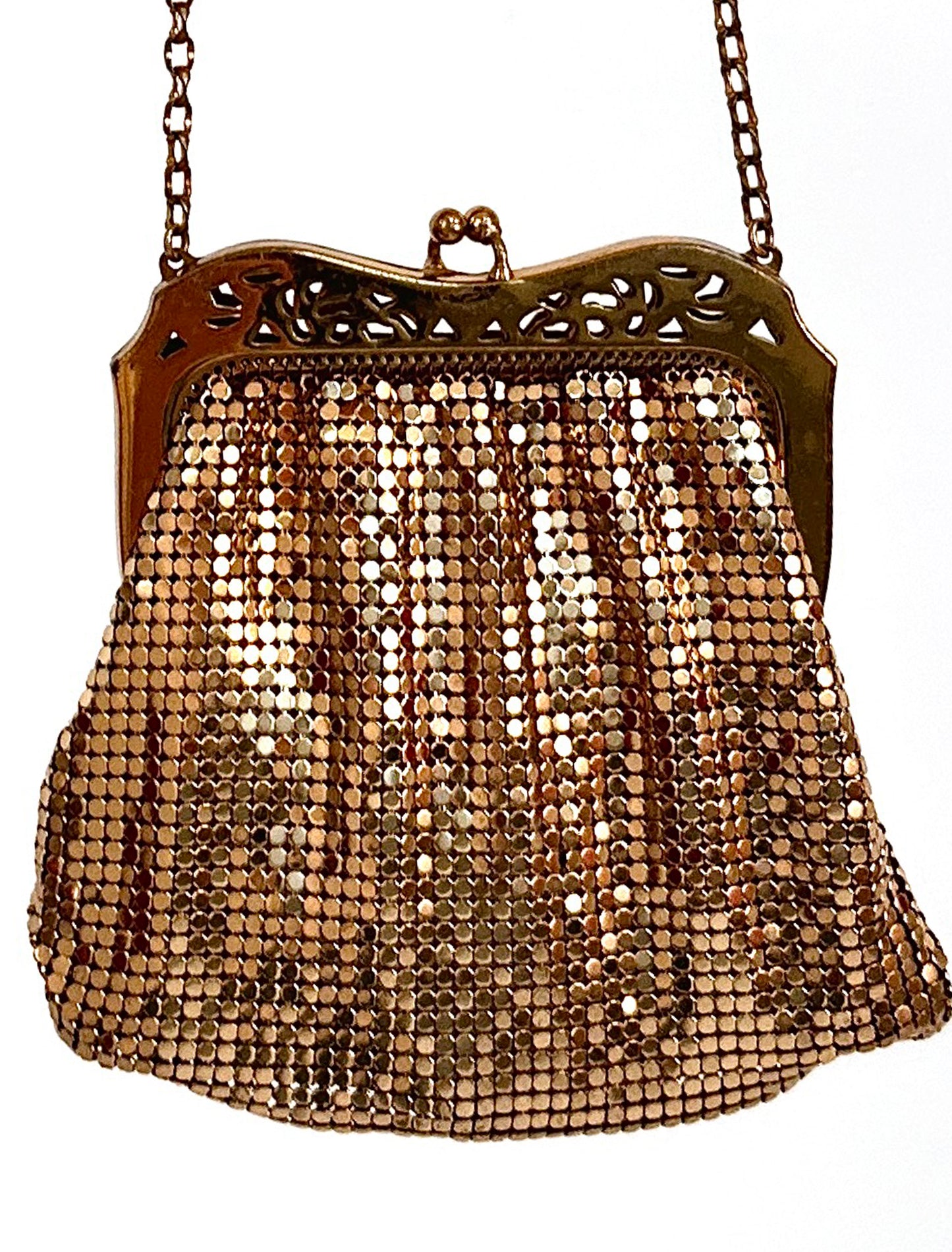 1930s Whiting & Davis Gold Mesh Handbag