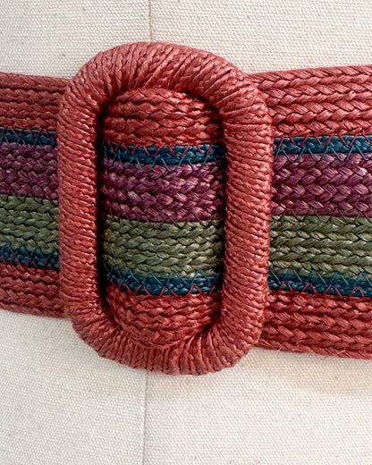 1980s 'The Forest Haze' Woven Belt / One Size