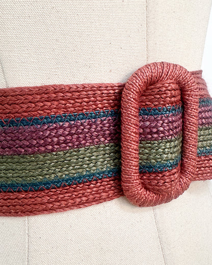 1980s 'The Forest Haze' Woven Belt / One Size