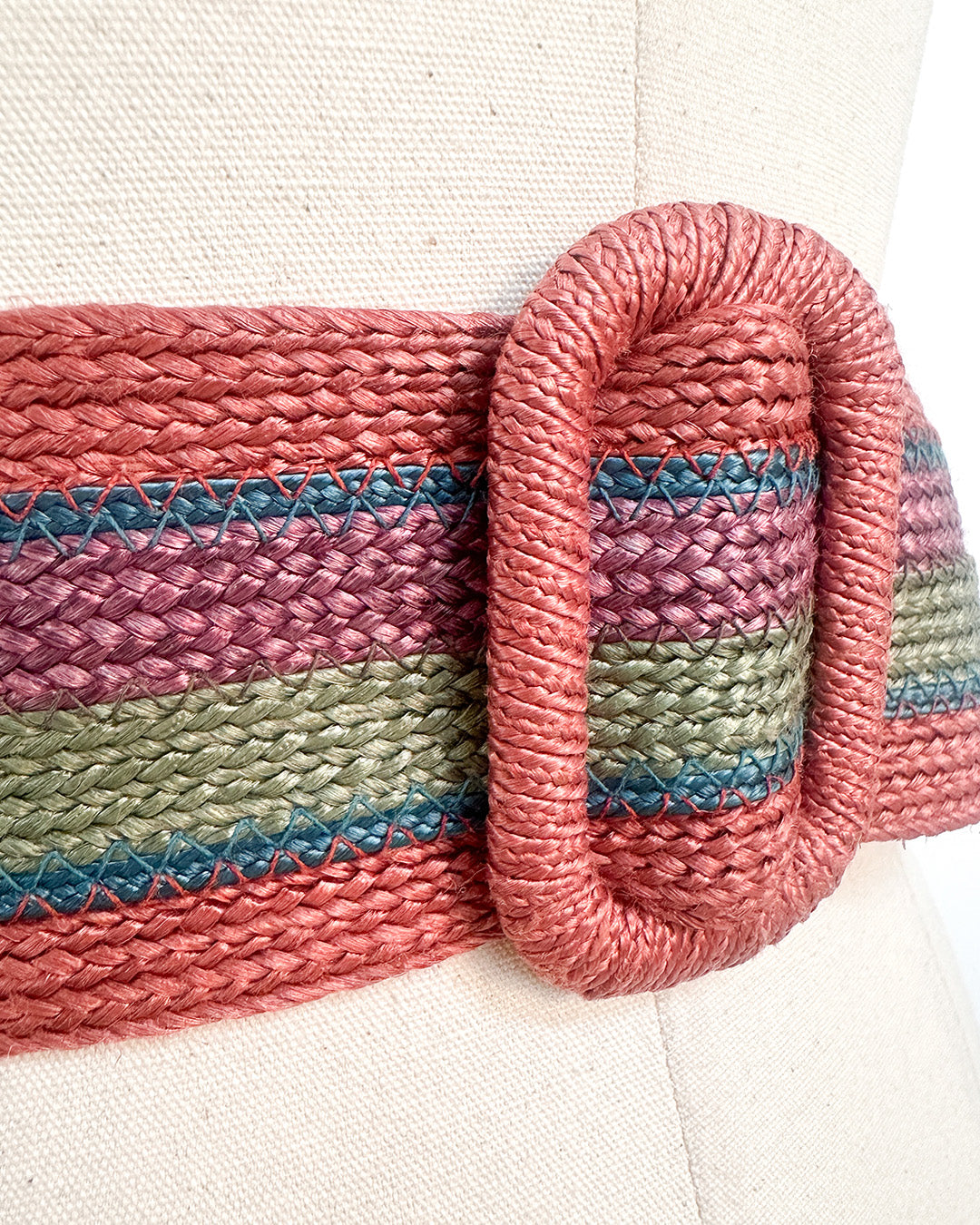 1980s 'The Forest Haze' Woven Belt / One Size