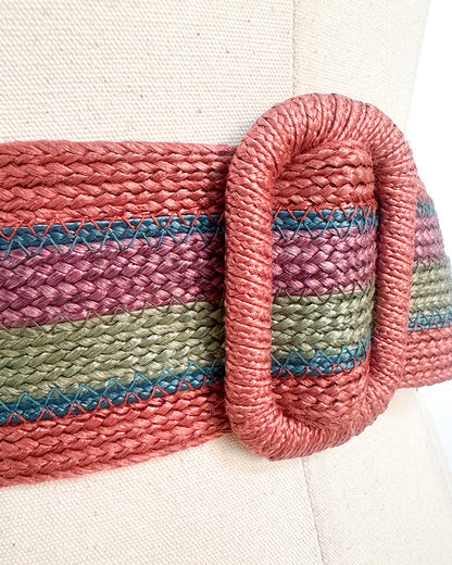 1980s 'The Forest Haze' Woven Belt / One Size