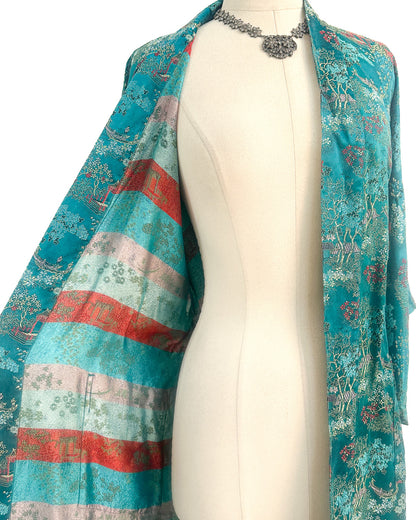 1970-80s 'The Twilight Reverie' Robe / One Size Fits Most