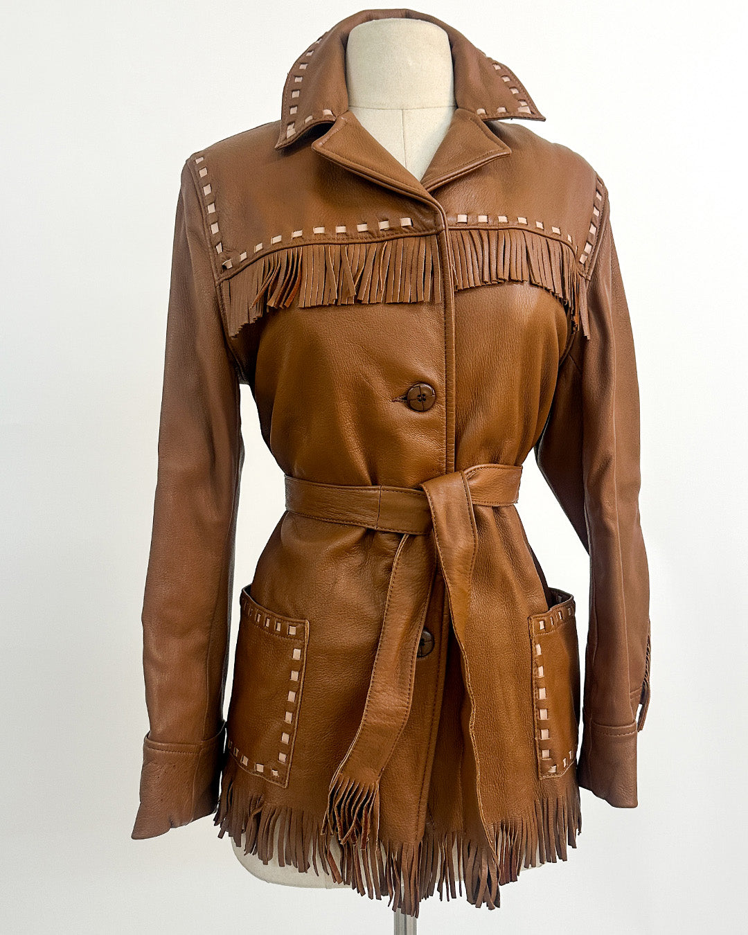 1970s 'Gypsy Moon' Leather Jacket / Medium