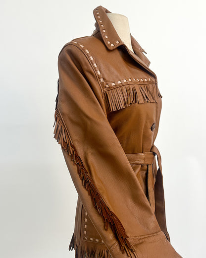 1970s 'Gypsy Moon' Leather Jacket / Medium