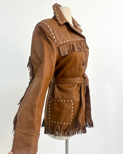 1970s 'Gypsy Moon' Leather Jacket / Medium