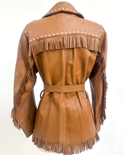 1970s 'Gypsy Moon' Leather Jacket / Medium