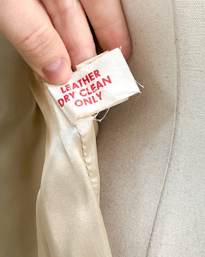 1970s 'Gypsy Moon' Leather Jacket / Medium