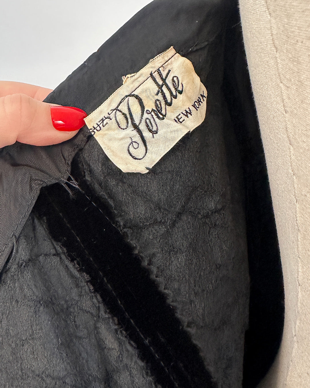 1950s 'The Velvet Manhattan' Dress by Suzy Perette / Small