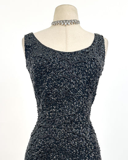 1960s 'The Starlight Soirée' Dress / Medium