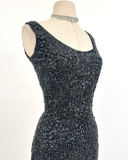 1960s 'The Starlight Soirée' Dress / Medium