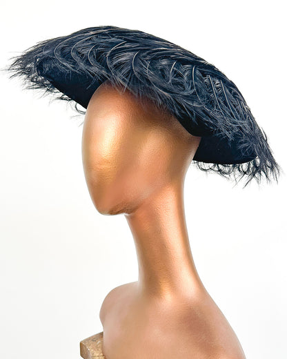 1950s 'The Velvet Hour' Hat