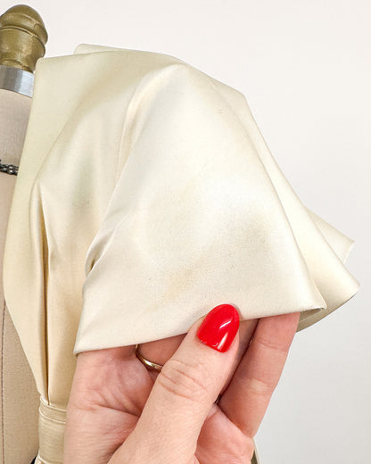 1970-80s The Carlyle Velvet & Satin Bow Dress / Small