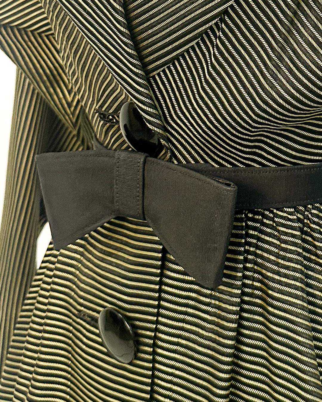 1960s 'The Black Tie' Belt / Medium