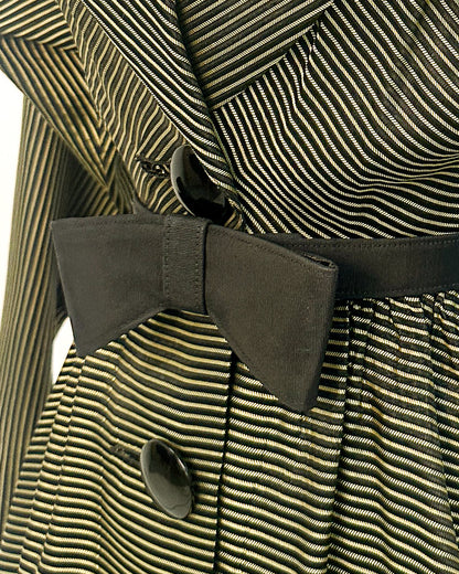 1960s 'The Black Tie' Belt / Medium