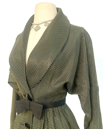 1960s 'The Black Tie' Belt / Medium