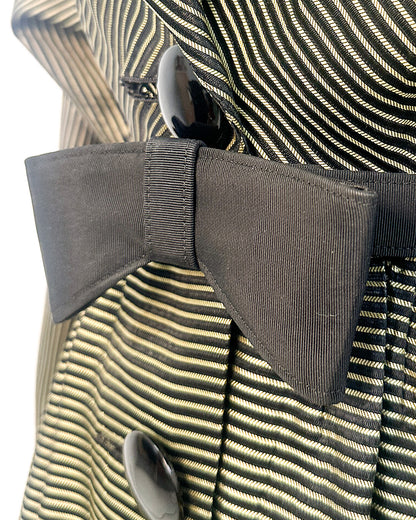 1960s 'The Black Tie' Belt / Medium