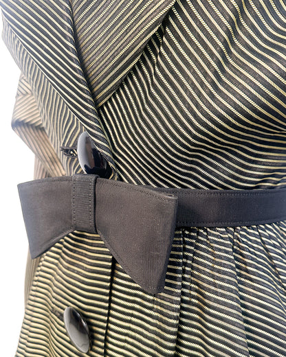 1960s 'The Black Tie' Belt / Medium