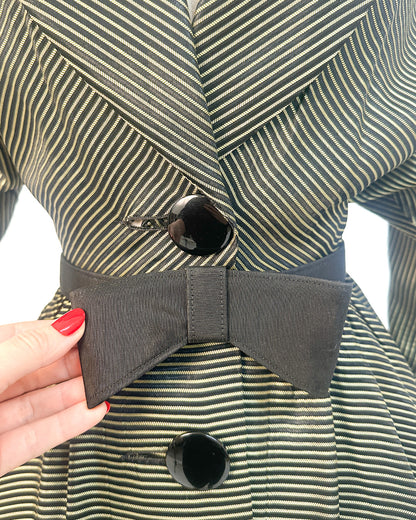 1960s 'The Black Tie' Belt / Medium