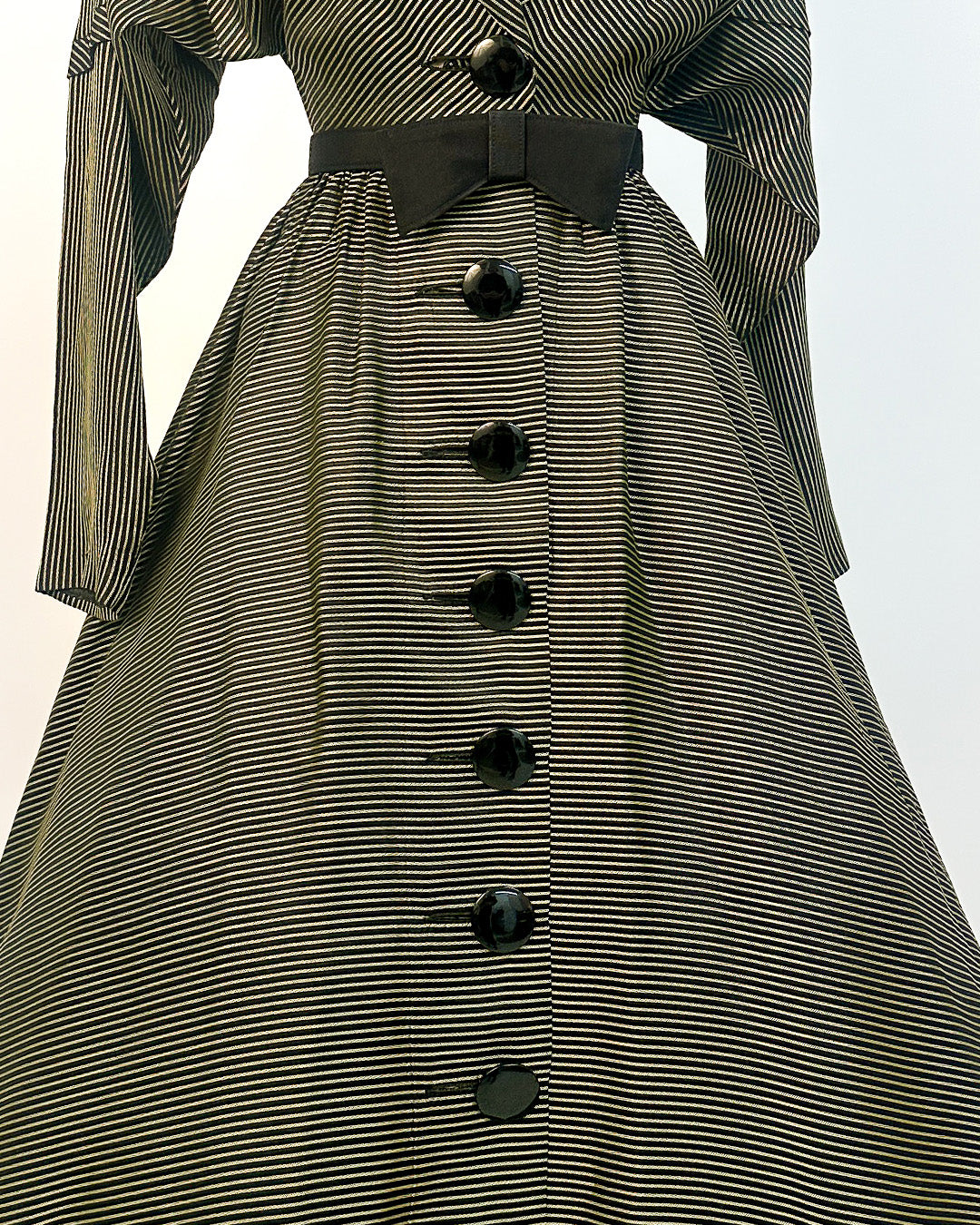 1940-50s 'The Martini Olive' Dress / Small