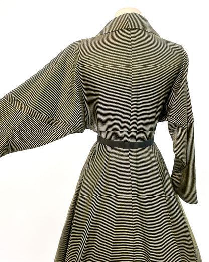 1940-50s 'The Martini Olive' Dress / Small