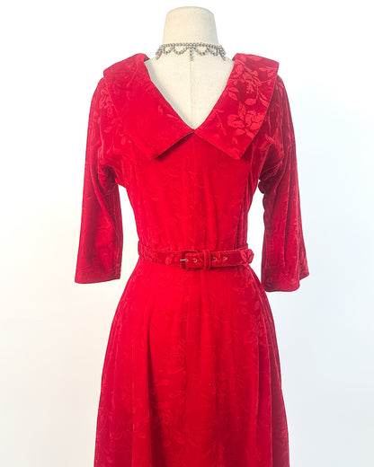1950s 'The Mimosa Morning' Hostess Dress / Medium