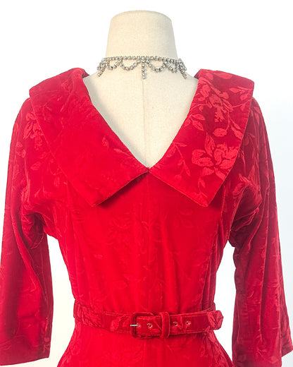 1950s 'The Mimosa Morning' Hostess Dress / Medium