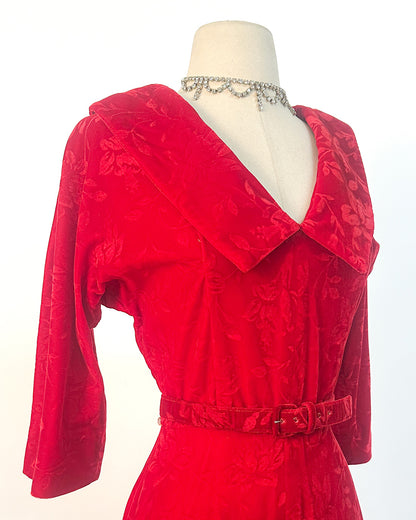 1950s 'The Mimosa Morning' Hostess Dress / Medium