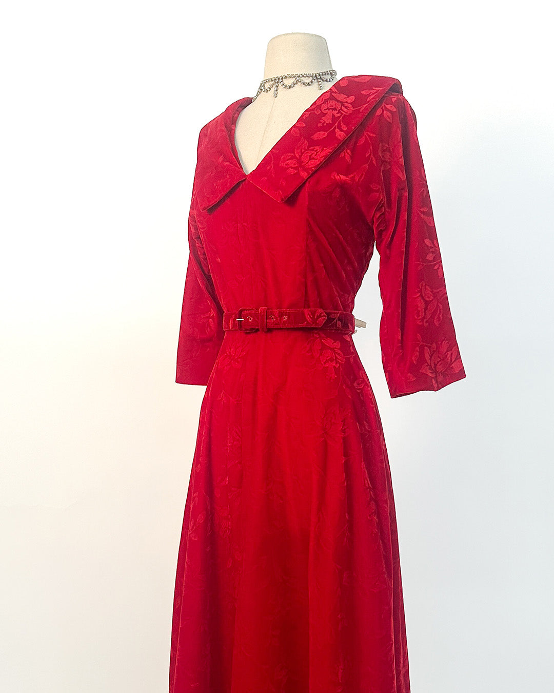 1950s 'The Mimosa Morning' Hostess Dress / Medium