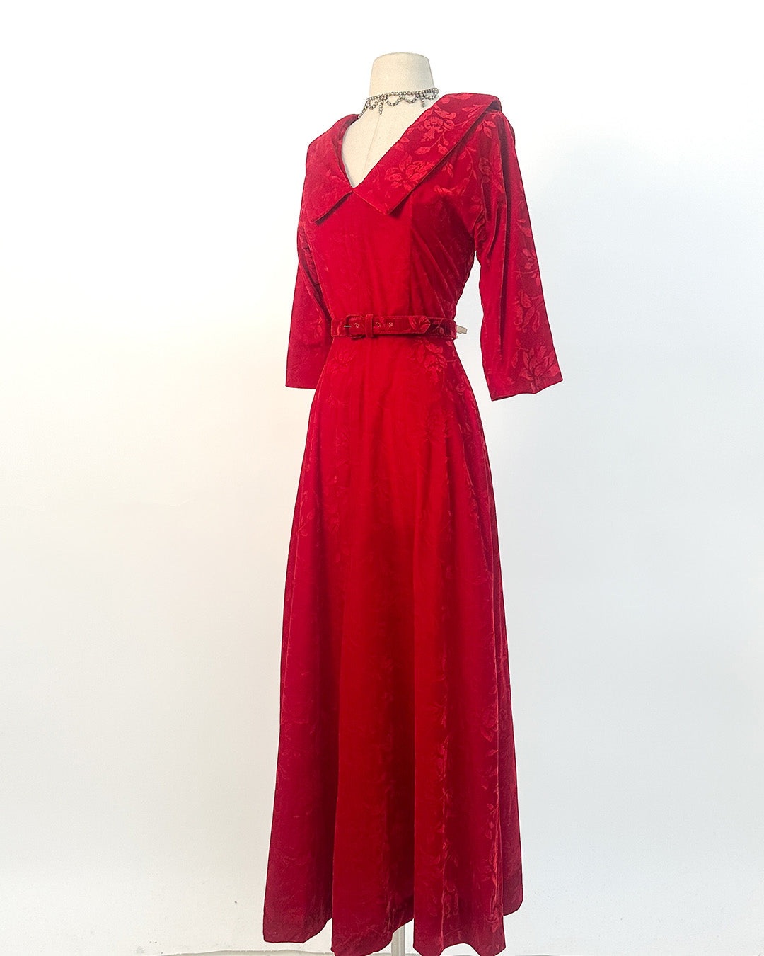 1950s 'The Mimosa Morning' Hostess Dress / Medium