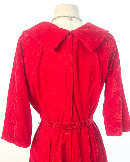 1950s 'The Mimosa Morning' Hostess Dress / Medium