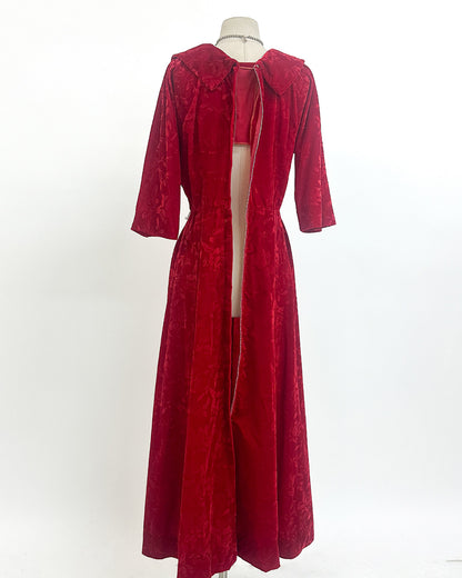 1950s 'The Mimosa Morning' Hostess Dress / Medium