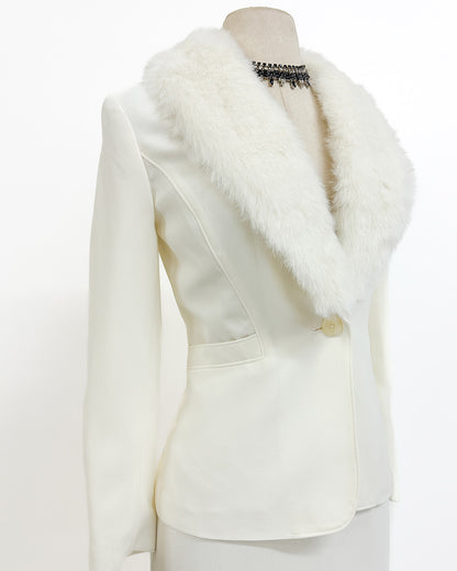 1980s 'The White Russian' Suit / Medium
