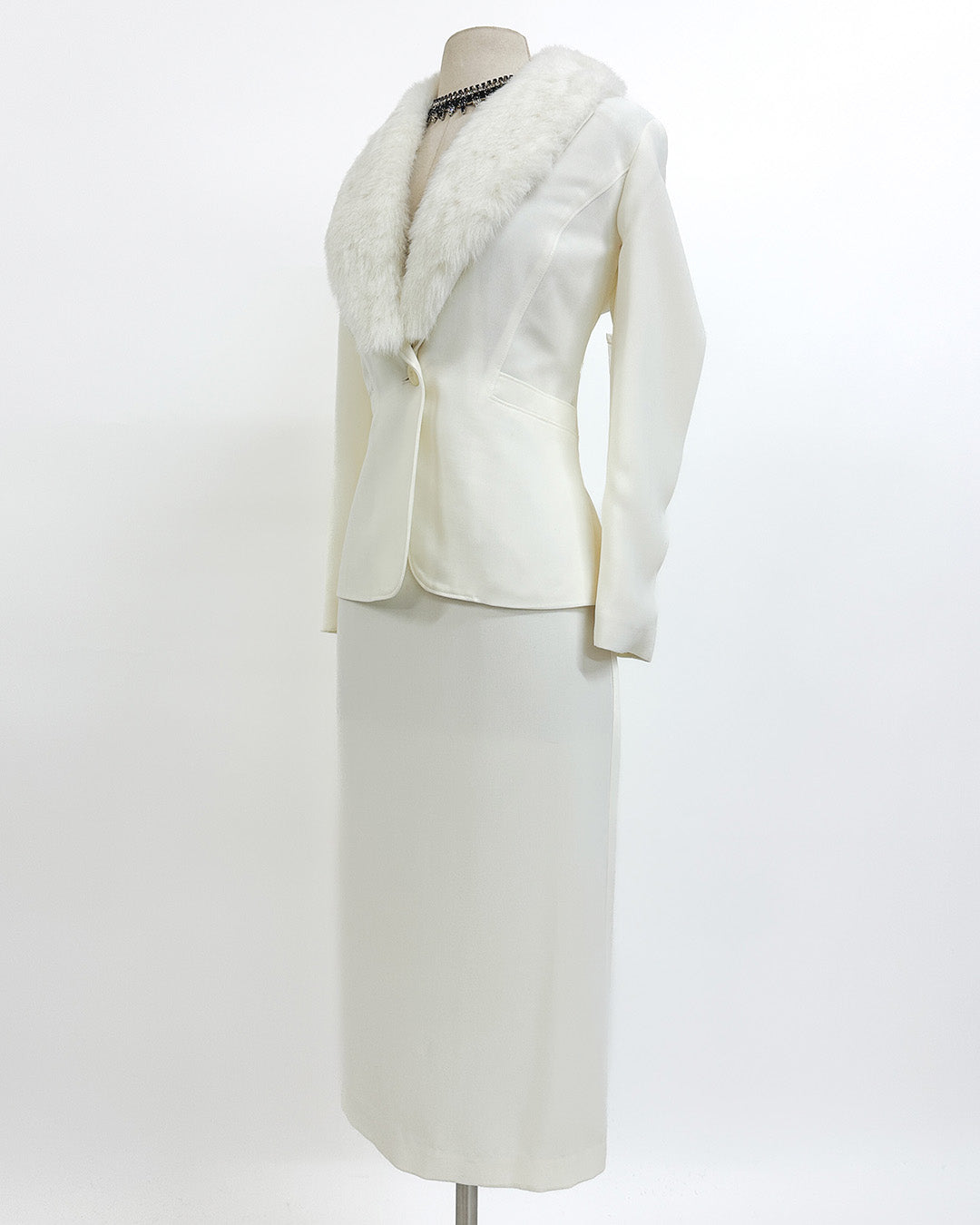1980s 'The White Russian' Suit / Medium
