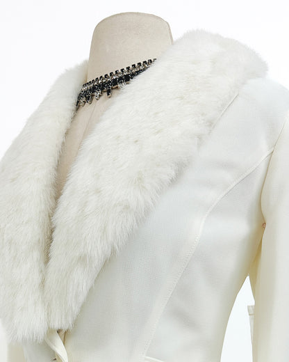 1980s 'The White Russian' Suit / Medium