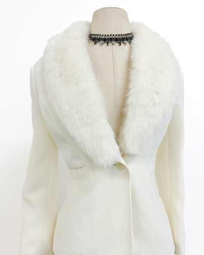 1980s 'The White Russian' Suit / Medium