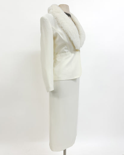 1980s 'The White Russian' Suit / Medium