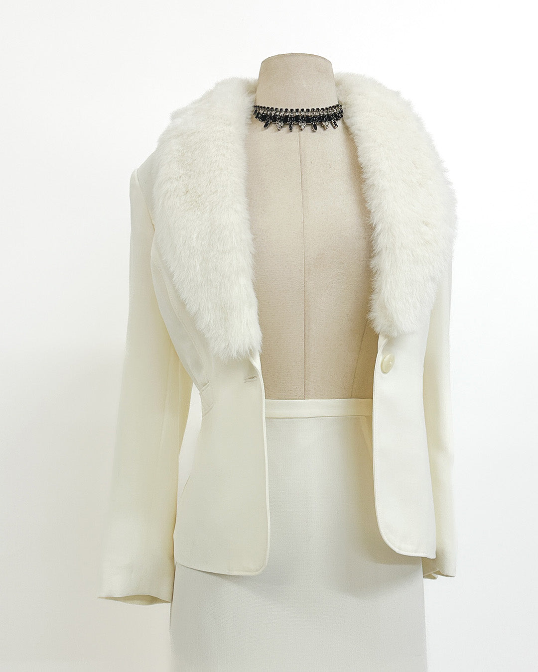 1980s 'The White Russian' Suit / Medium