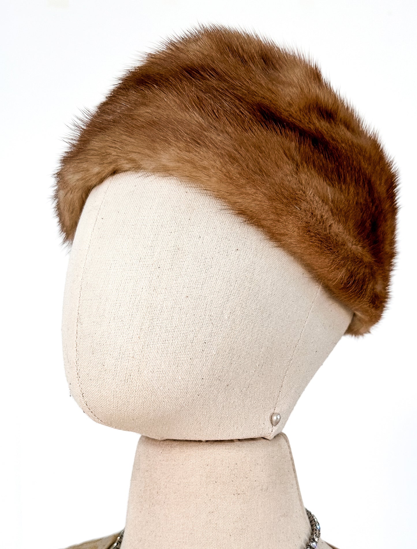 1950s Mink Stole with Matching Hat