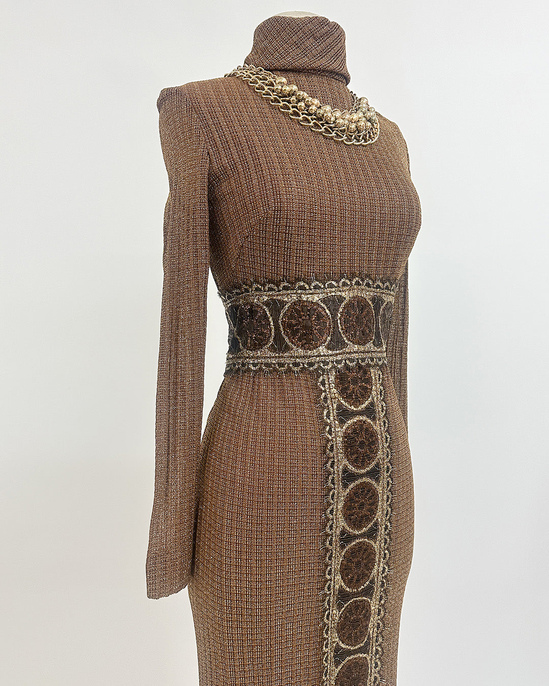 1970s 'The Metropolitan Lamé' Dress