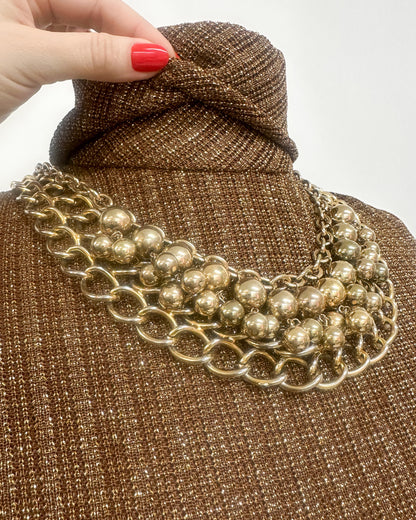 1970s 'The Metropolitan Lamé' Dress