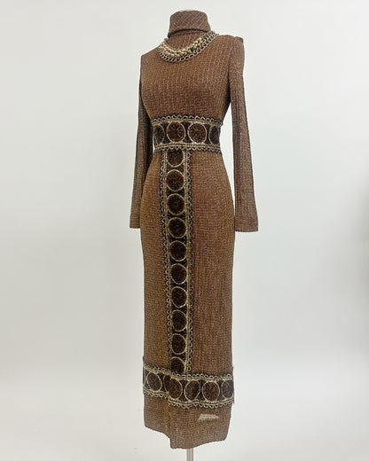 1970s 'The Metropolitan Lamé' Dress