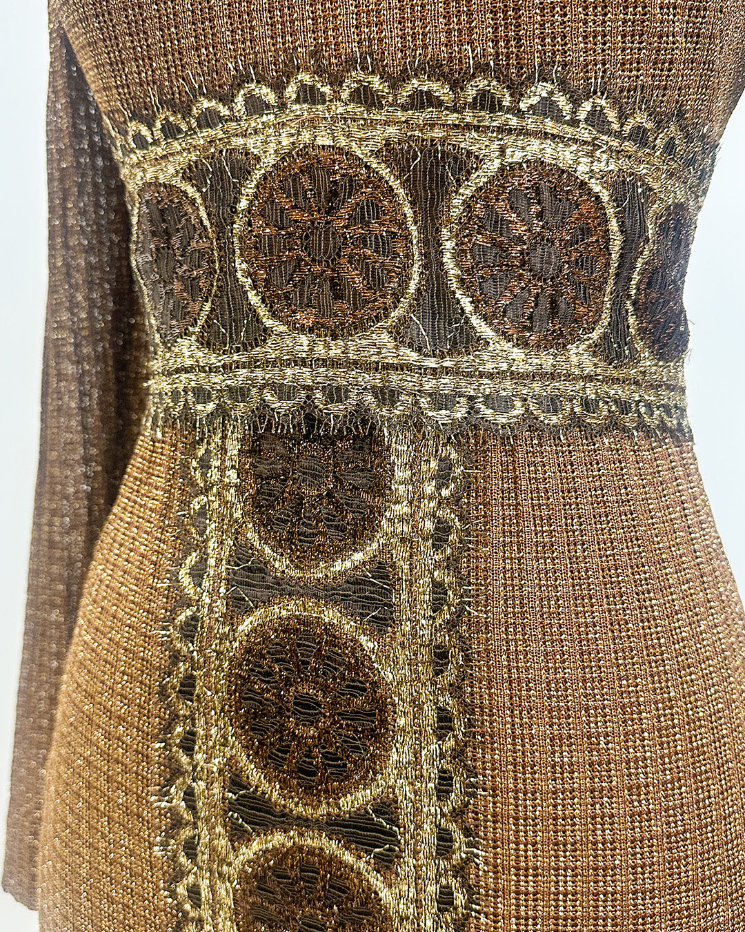 1970s 'The Metropolitan Lamé' Dress