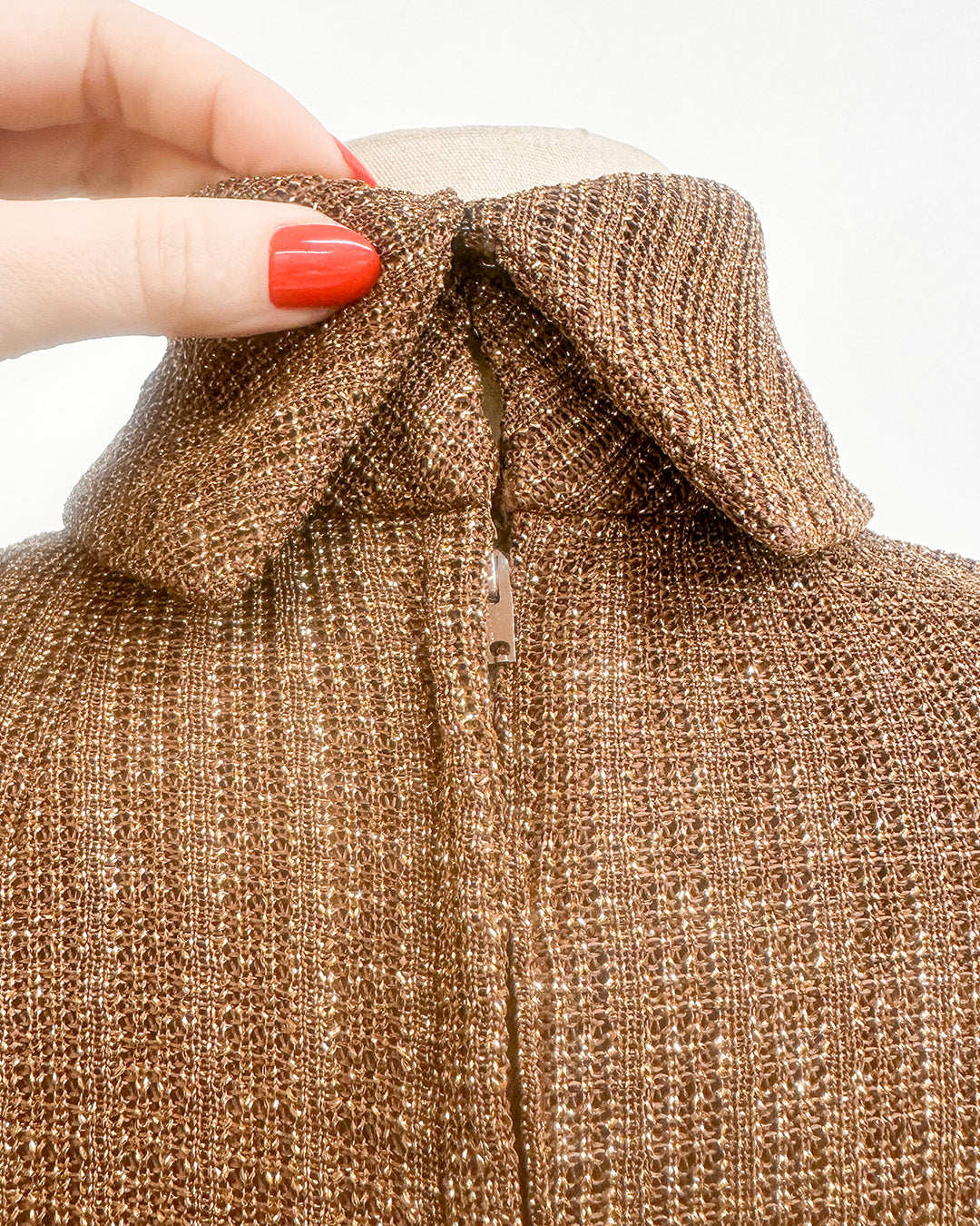 1970s 'The Metropolitan Lamé' Dress